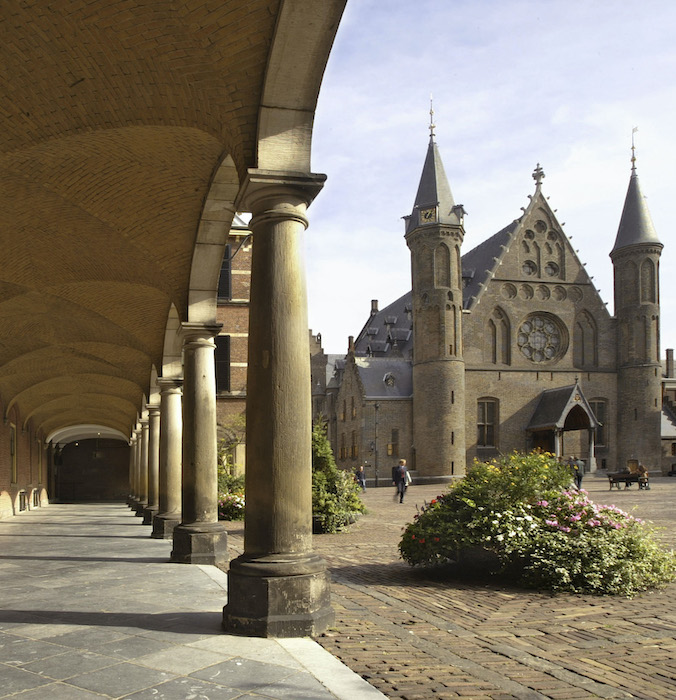 Binnenhof in The Hague. The political center in the Netherlands.
