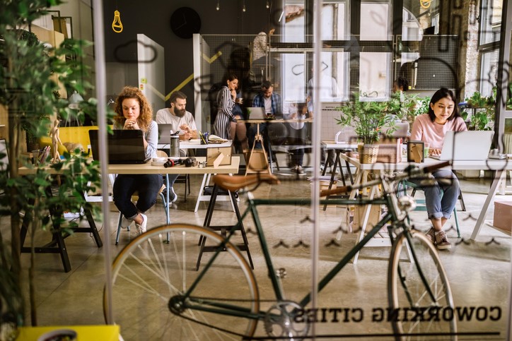 People are working in a Dutch office