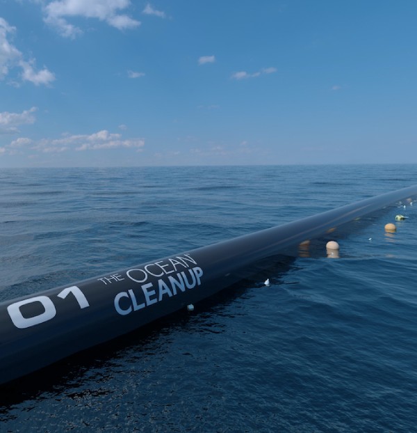 Floater from the Ocean Cleanup to rid the oceans of plastic.