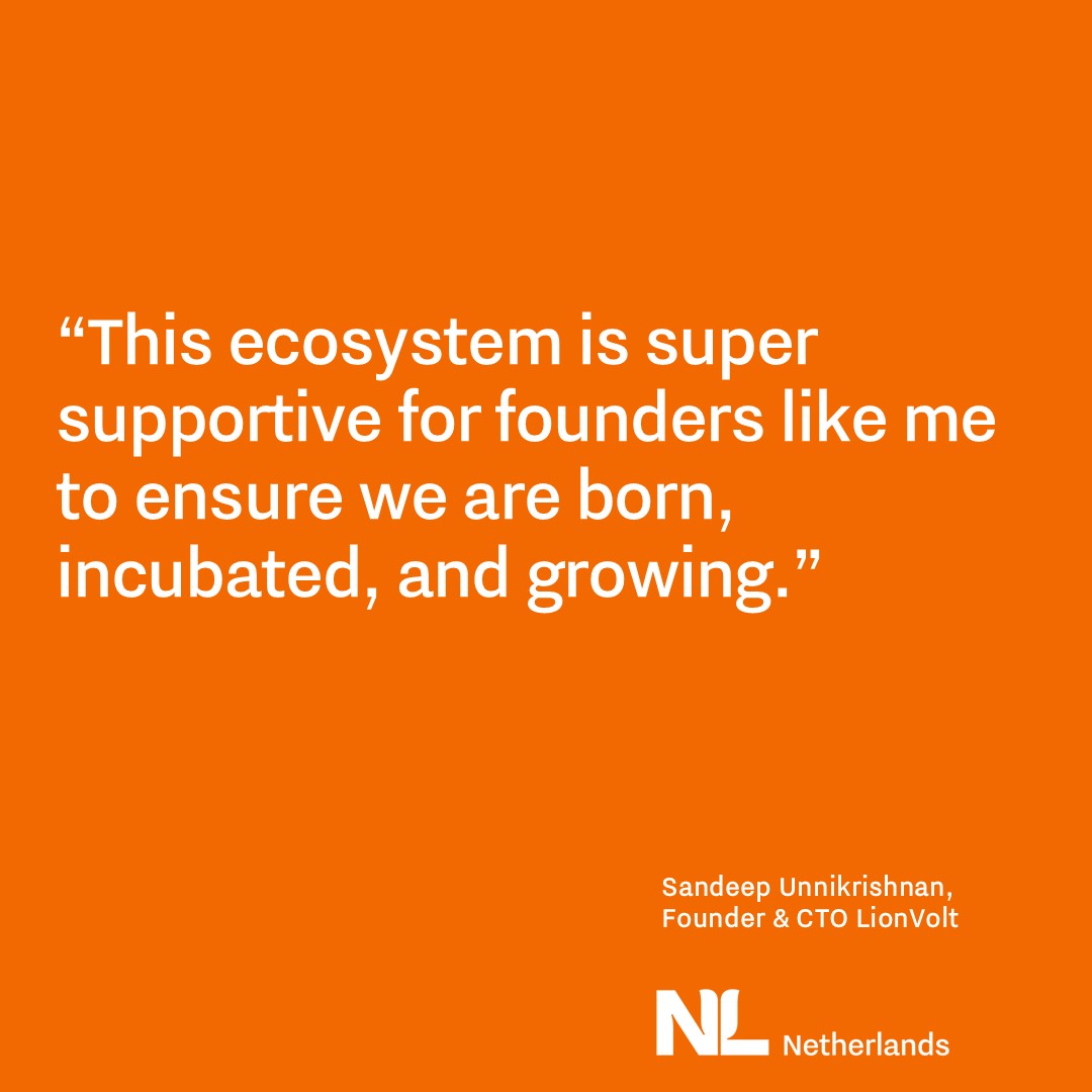 text quote“This ecosystem is super supportive for founders like me to ensure we are born, incubated, and growing.”
